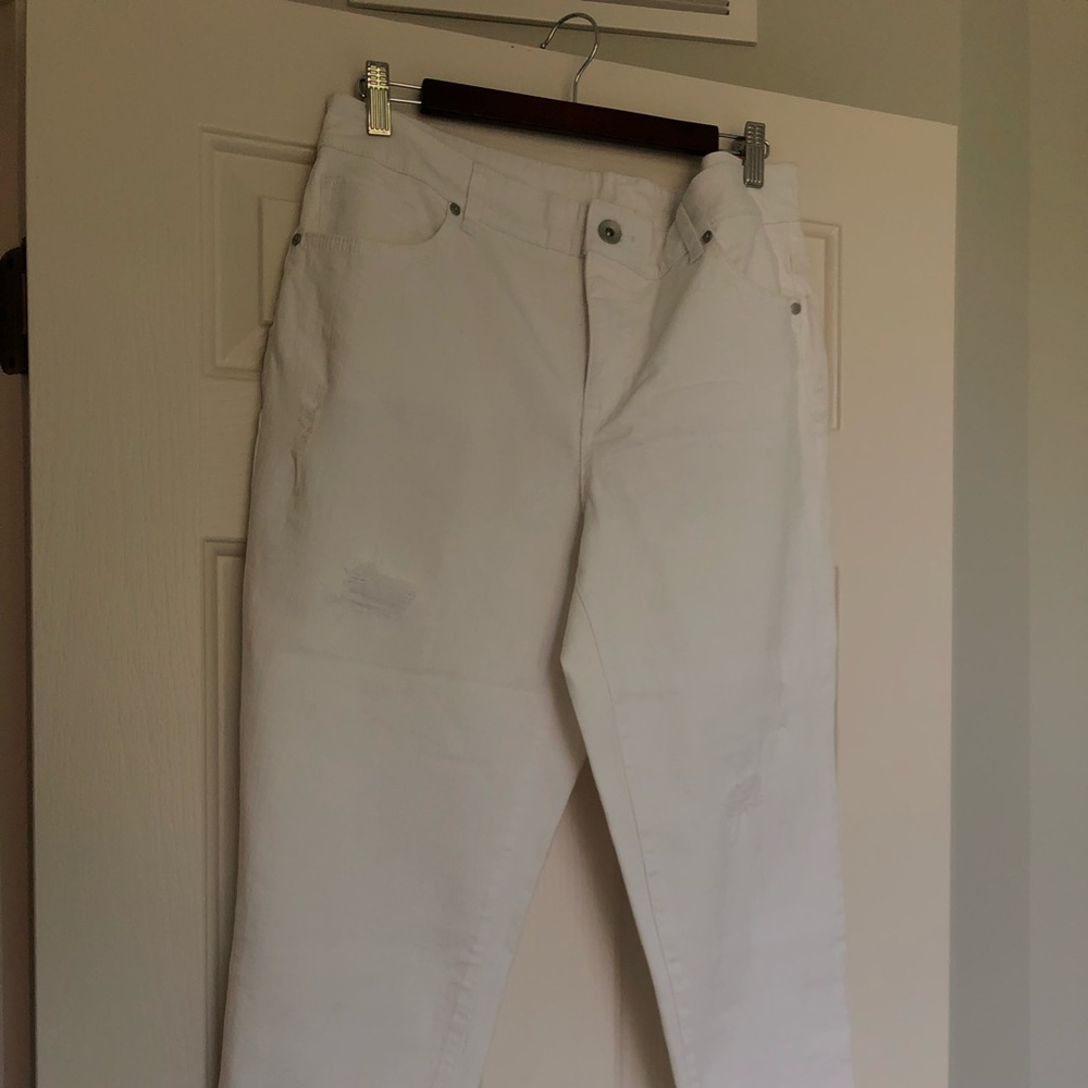 👖Distressed crop jeans 👖